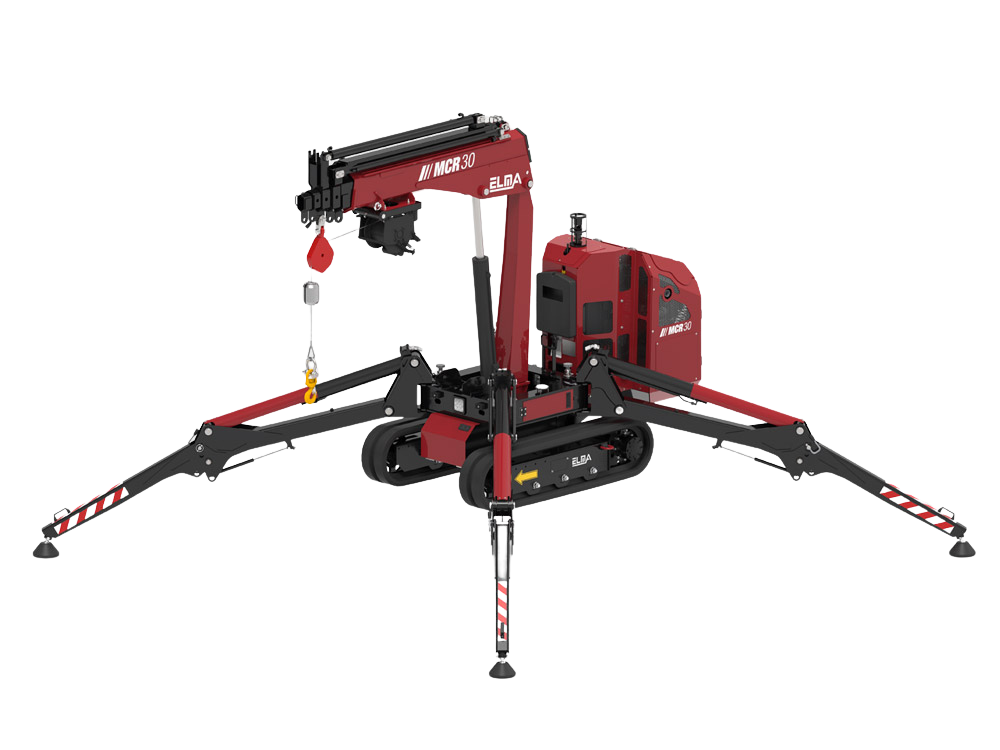 Mini-grue araignée Elma MCR30 – 3 t – location Speeder Nacelle