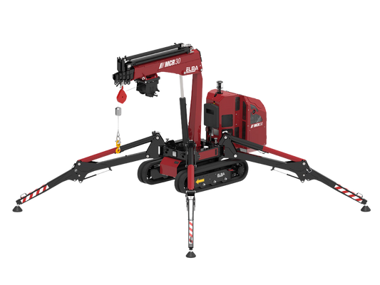 Mini-grue araignée Elma MCR30 – 3 t – location Speeder Nacelle