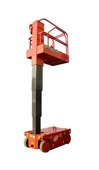 Nacelle à mât vertical Sinoboom VM04E – 5,8 m – location Speeder Nacelle